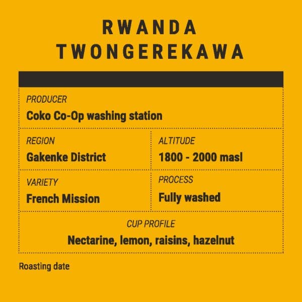 RWANDA TWONGEREKAWA