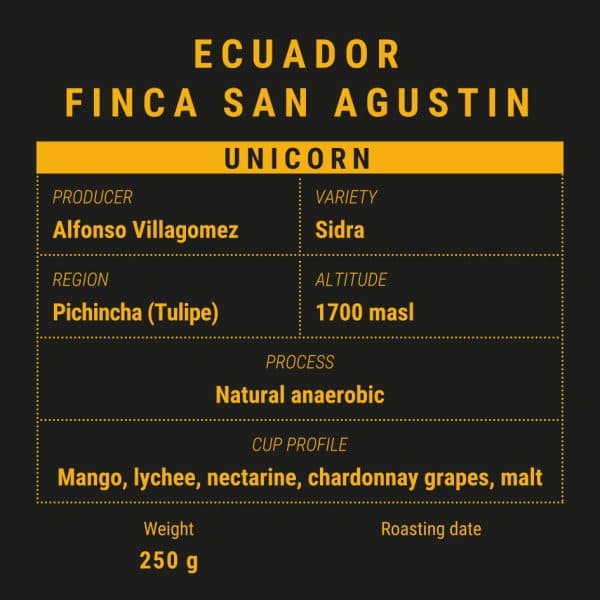 Ecuador Finca San Agustin Unicorn