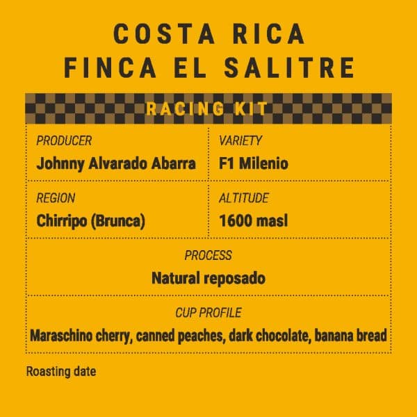 COSTA RICA FINCA EL SALITRE – Racing Kit